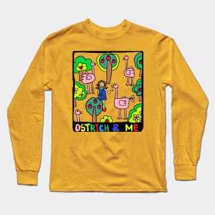 Ostrich and me Long Sleeve T-Shirt